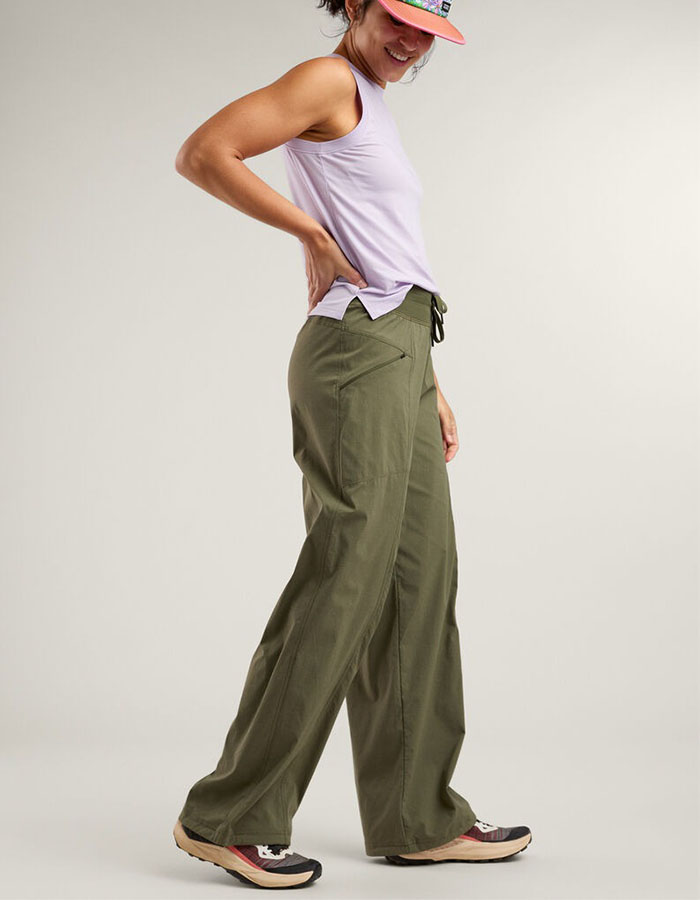 Evergreen Wide Leg Hiking Pants