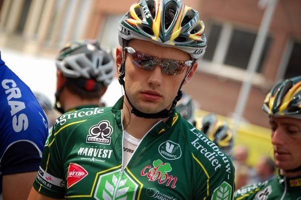 Rob Peeters (Landbouwkrediet Colnago) was focused on the start line. Photo &copy;: Tom De Meyer/www.TomDeMeyer.be