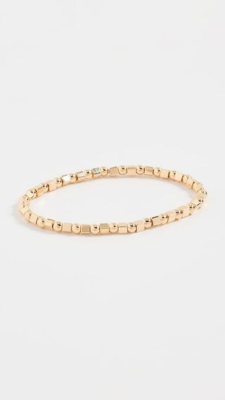 Alexa Leigh Alternating Square & Round Beaded Bracelet