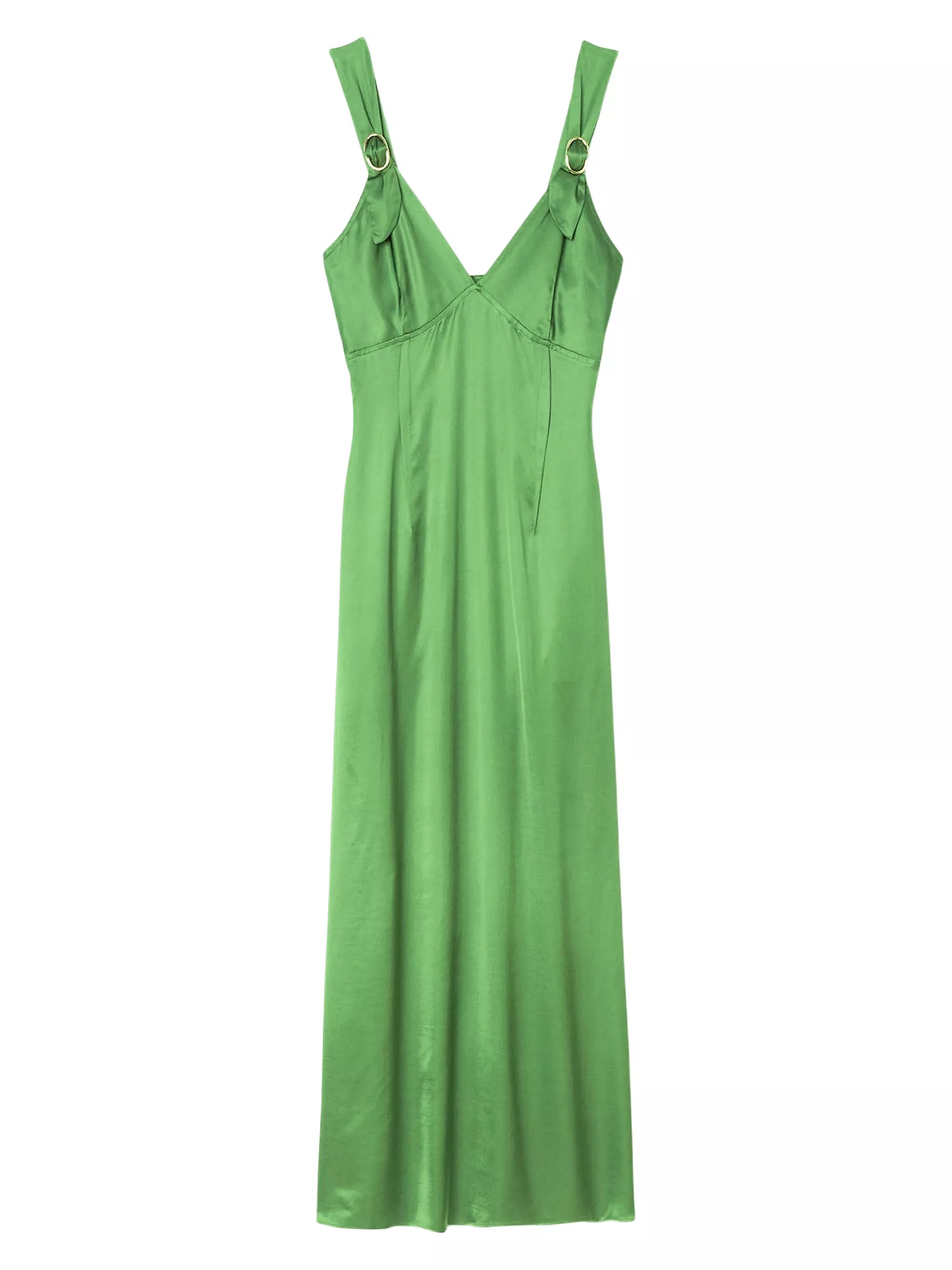 Fluid Satin-Effect Dress