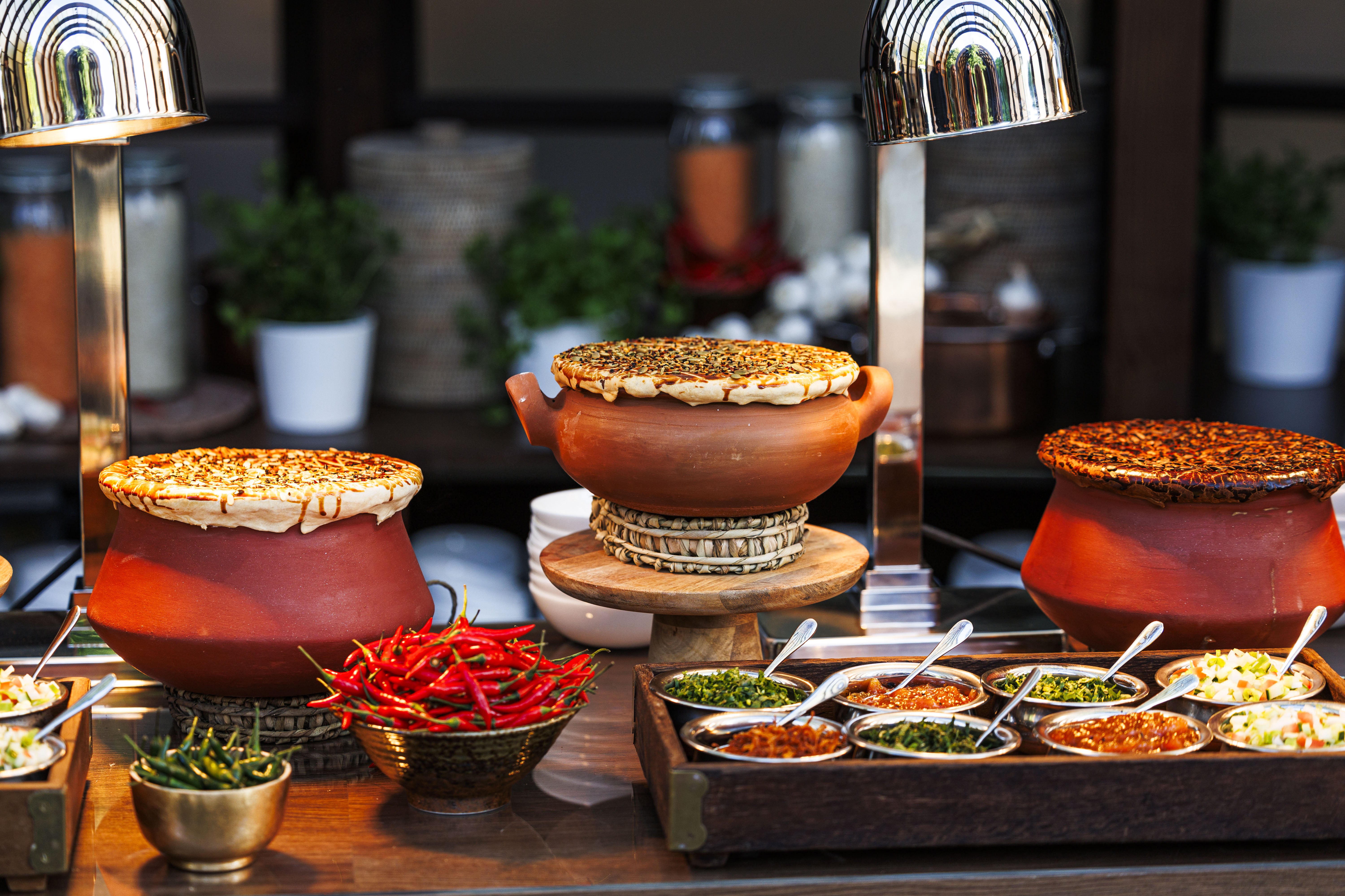 food on table