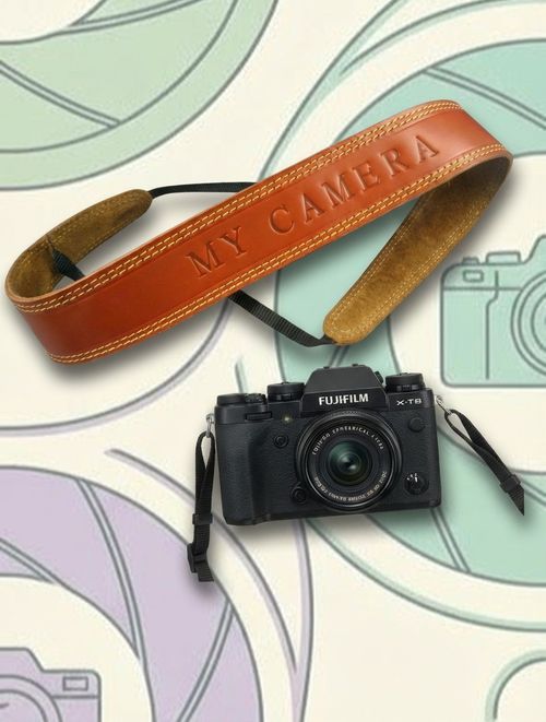 Personalised Leather Camera Strap