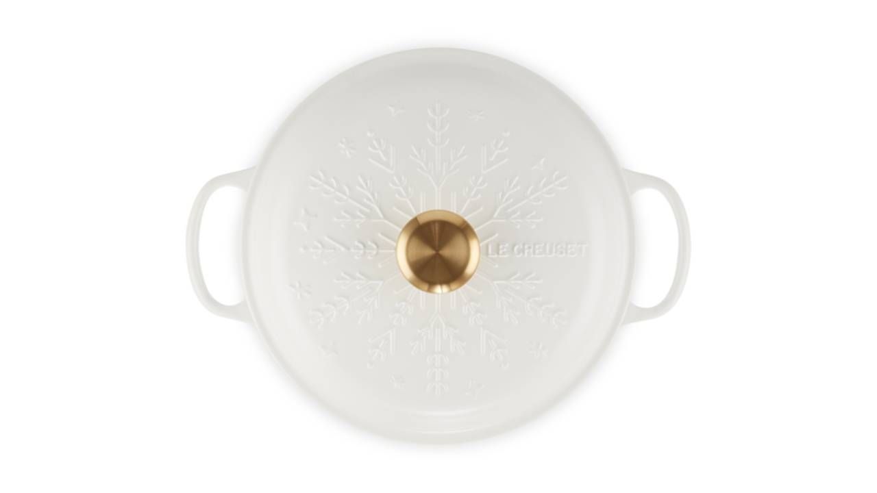 Le Creuset Snowflake casserole