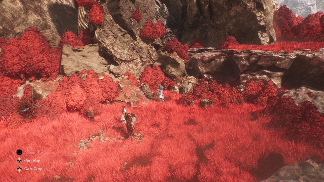 Expedition 33 lost Gestral by some red grass