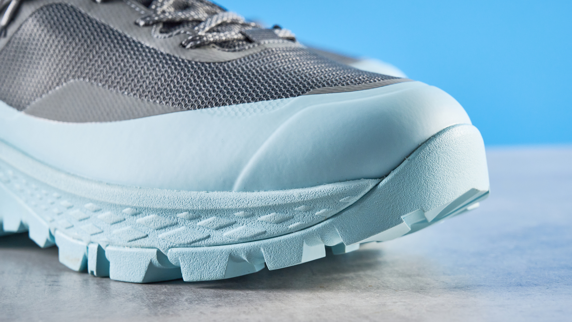 Gray and teal Columbia Tellurix Titanium hiking shoes