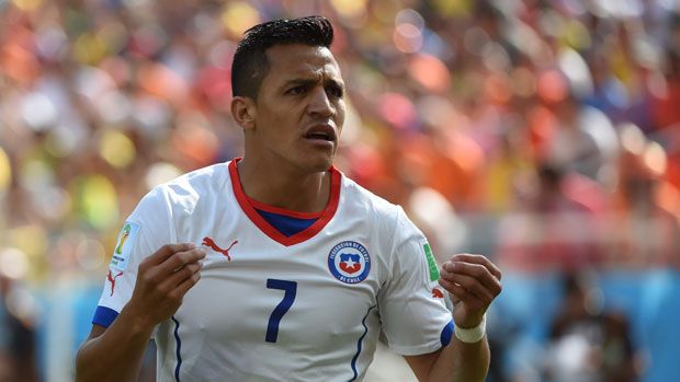 Chilean forward Alexis Sanchez