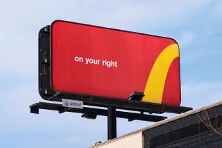 Billboard advertising: Follow the Arches