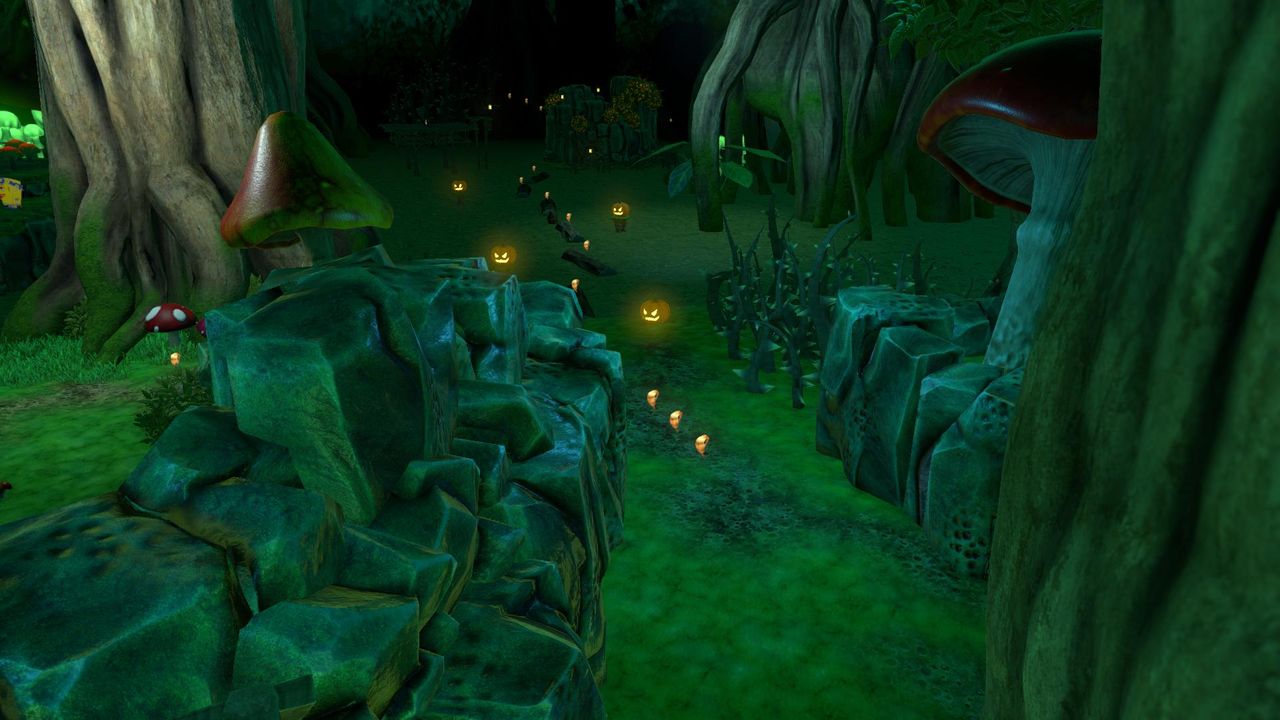 I was expecting this world to be mostly spooky and halloween theme, but was confused to discover the primary residents you interact with are...
