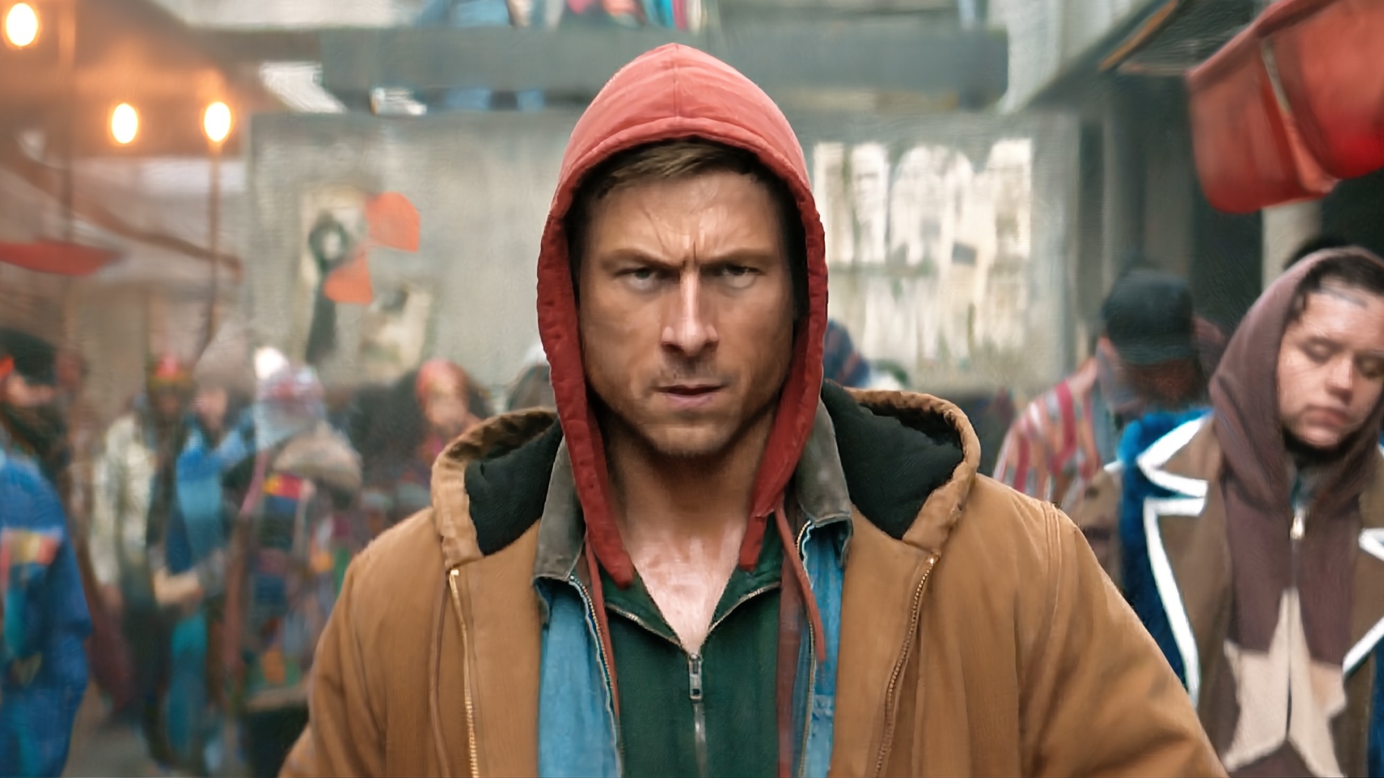 Glen Powell in The Running Man (2025)