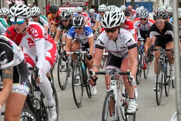 The pro women riding on stage nine.