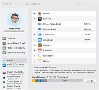 Find iCloud storage on Mac