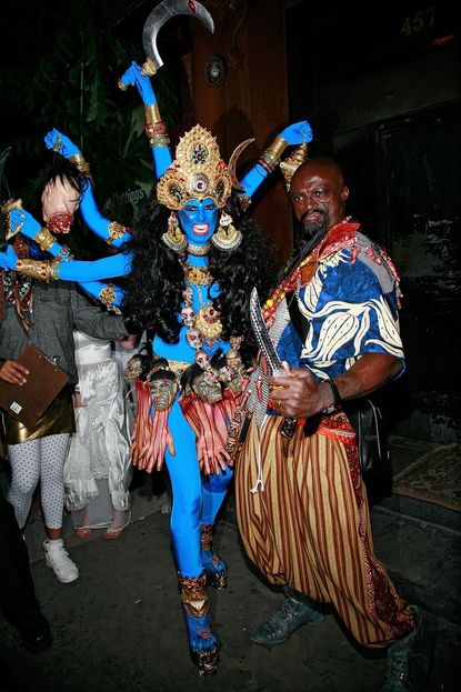 Heidi Klum and Seal at their 2008 Halloween Party