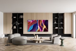 The new TCL Q7 in a living room setting.