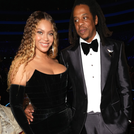Beyonc&eacute; and Jay-Z attend the 65th GRAMMY Awards at Crypto.com Arena on February 05, 2023 in Los Angeles, California