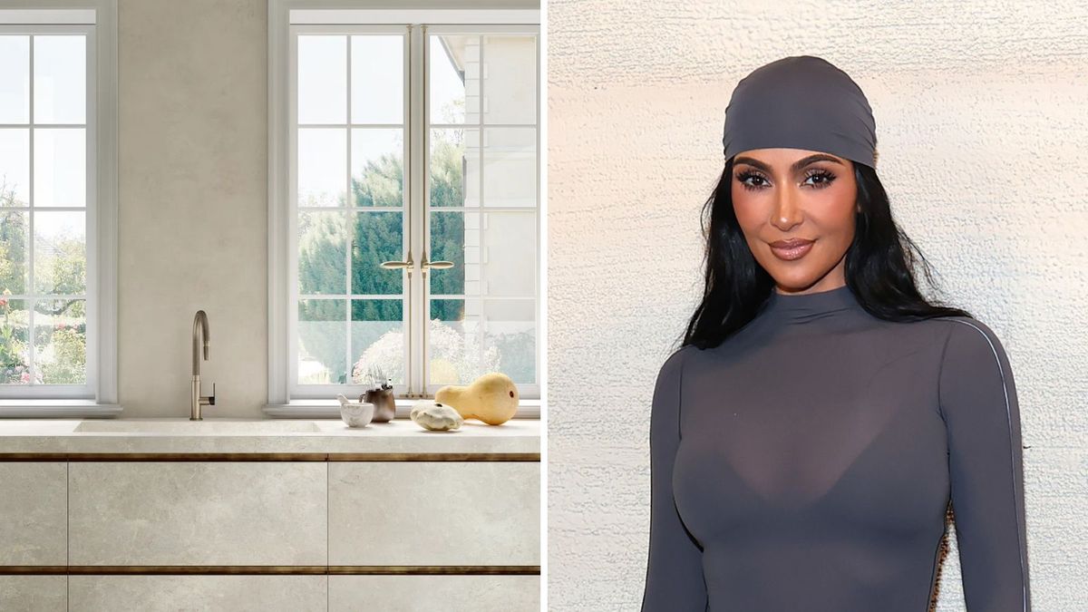 Kim Kardashian Made A Tired Kitchen Color Palette Feel New | Homes and ...