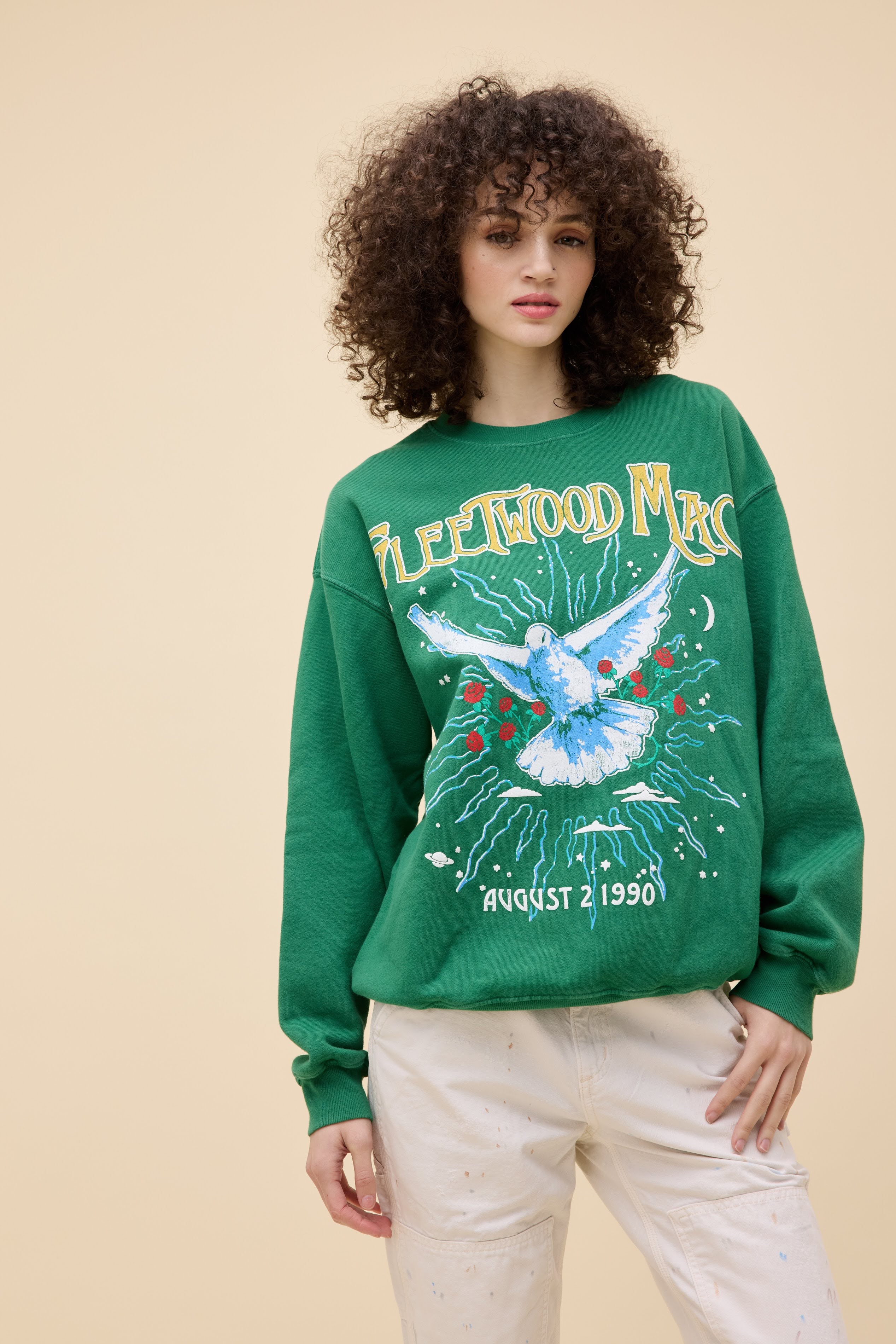 Fleetwood Mac 1990 Dove Bf Sweatshirt