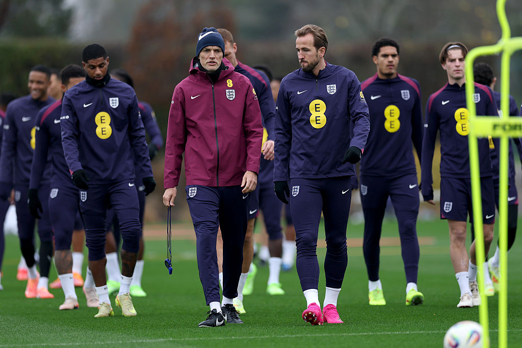 Thomas Tuchel and Harry Kane