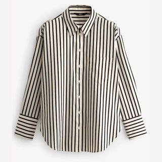 Black and white pinstripe shirt from Next