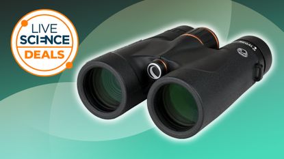 Celestron Regal ED 8x42 on a green background