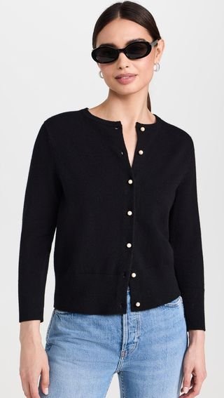 Vince, Pearl Button Cardigan