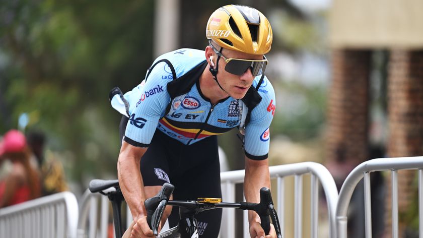 Remco Evenepoel of Team Belgium during the training prior to the 98th UCI Cycling World Championships Kigali 2025 - Previews, on September 24, 2025 in Kigali, Rwanda. 