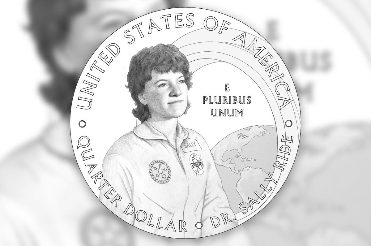 The United States Mint has revealed the revised final design for the 2022 Sally Ride American Women quarter dollar coin.