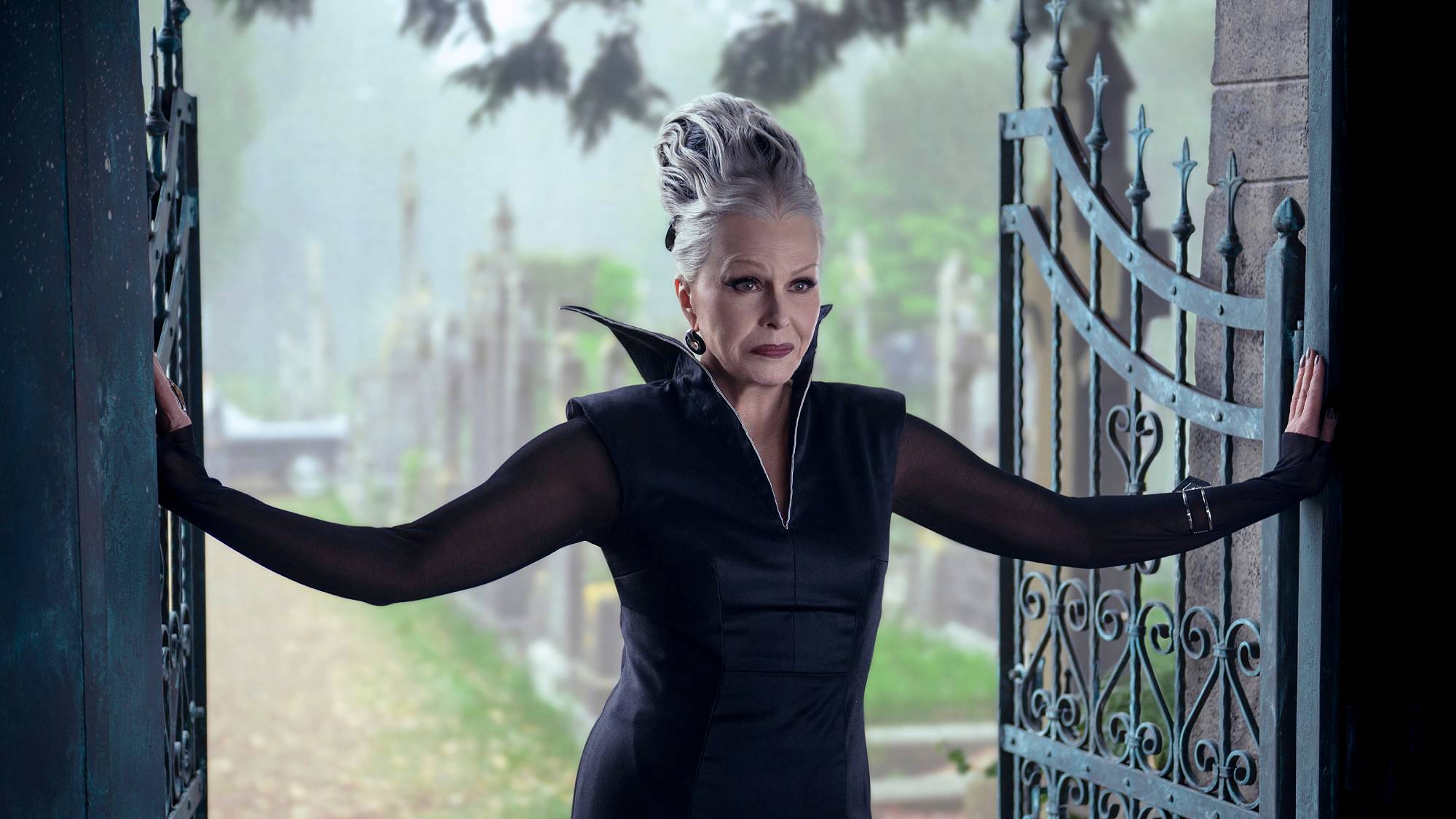 Joanna Lumley as Grandmama in "Wednesday" season 2 on Netflix