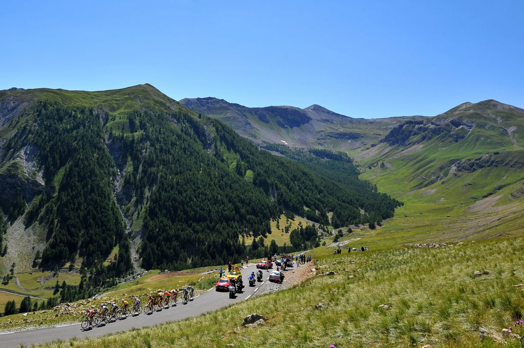The Cime de la Bonette is better suited the Tour de France in July than the Giro in May with less chance of snow closing the pass