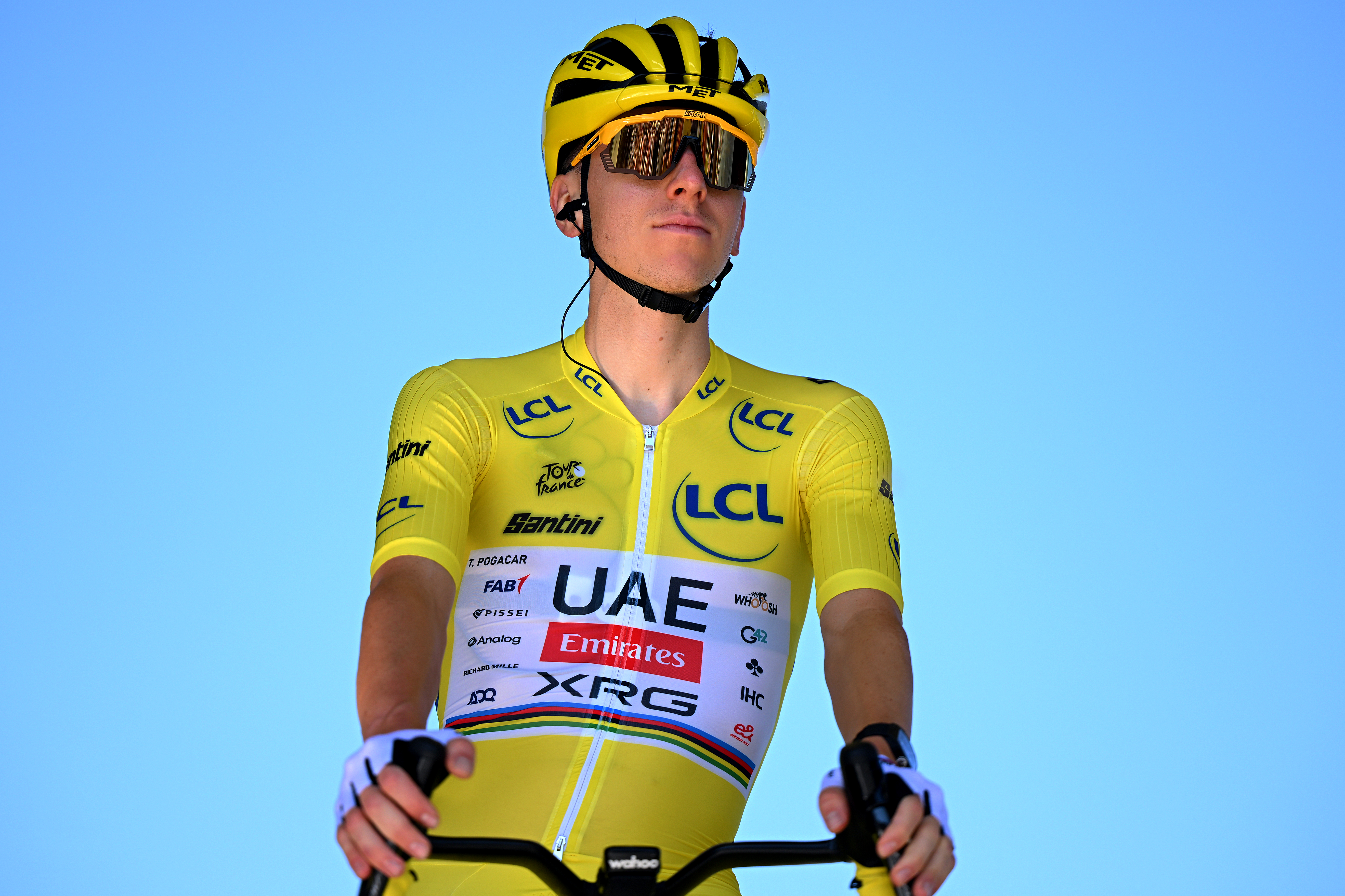Tadej Pogačar at the 2026 tour de france