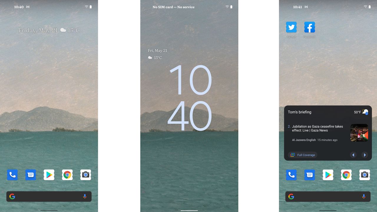 Android 12 beta screenshots