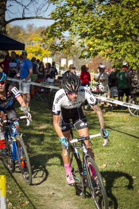 Nicole Duke leads the field