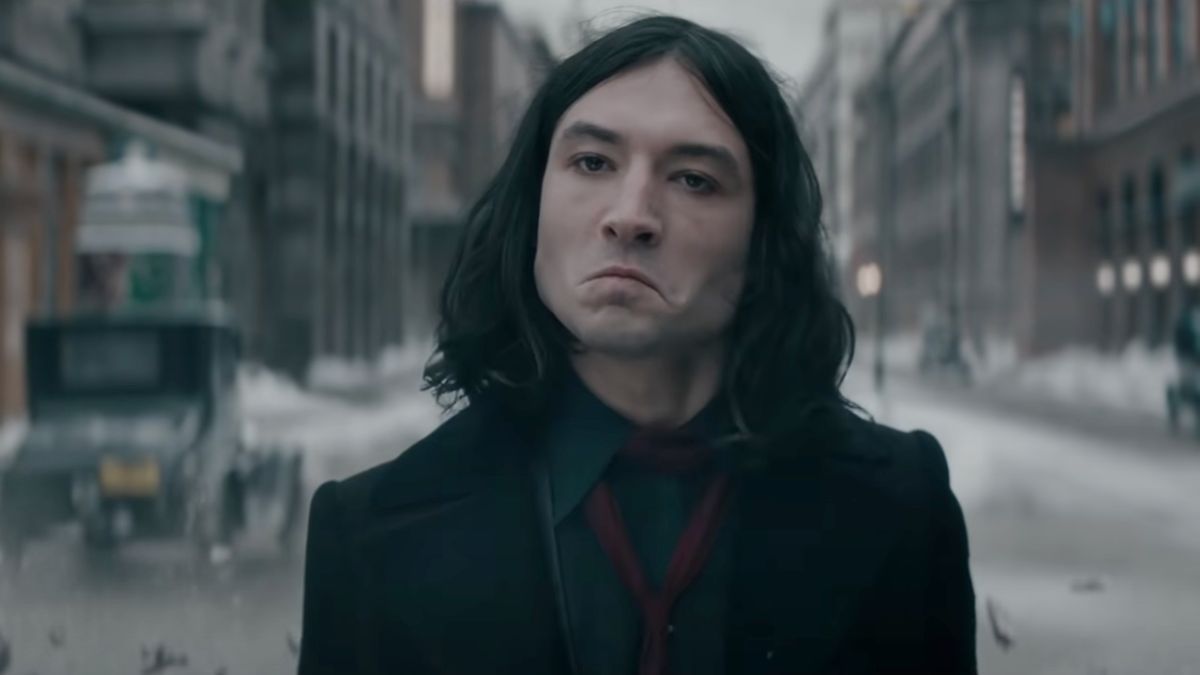 Ezra Miller in Fantastic Beasts: The Secrets of Dumbledore