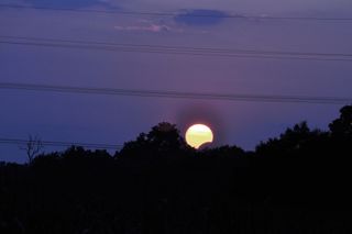 Skywatcher Derek Meche took these photos of the annular solar eclipse on May 20, 2012 from Lafayette, La.