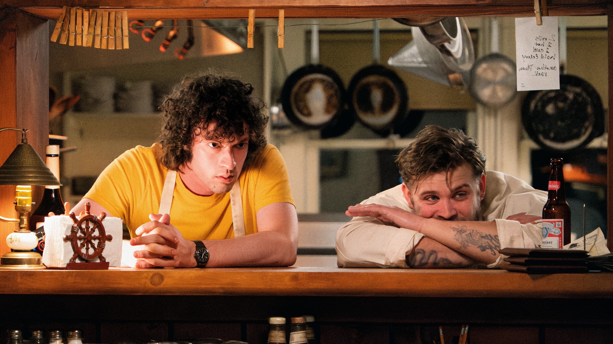 Dominic Sessa and Leo Woodall in Tony movie (2026)