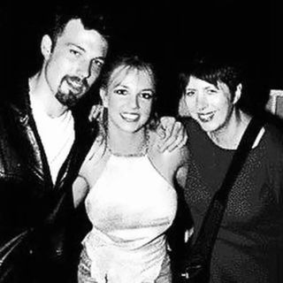 Ben Affleck, Britney Spears, and Diane Warren in 1999