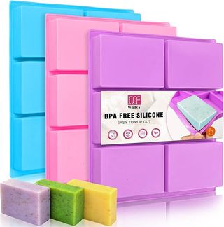 Silicone soap moulds