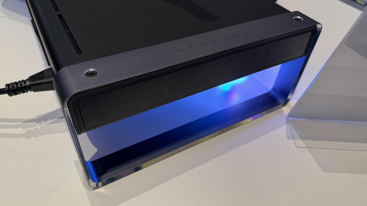 Cooler Master's Pro Station monitor riser has a built-in soundbar and a ...