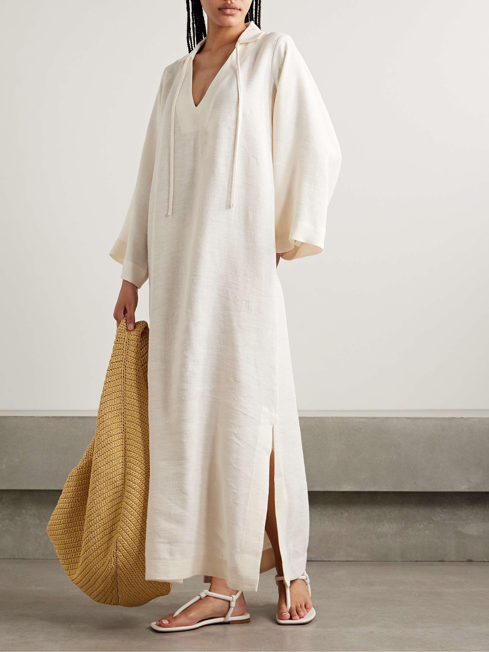 Shantung Maxi Dress