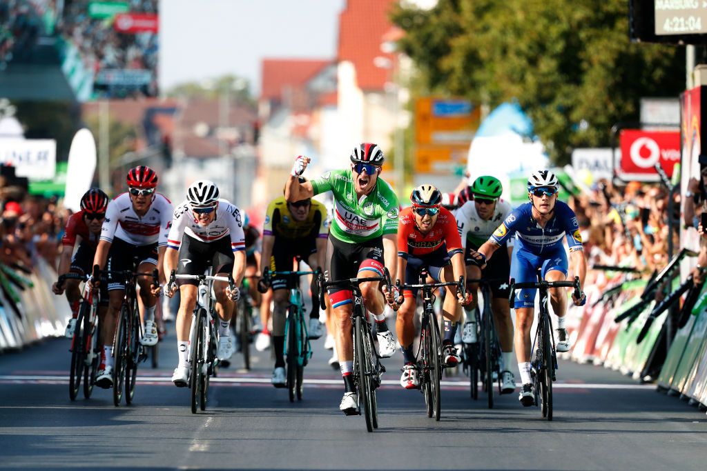 Alexander Kristoff wins on the 2019 Deutschland Tour stage 2