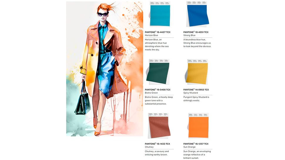 Pantone sums up London Fashion week in 10 colours | Creative Bloq