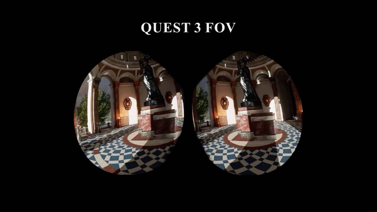 Meta Protoype VR and MR field of view images