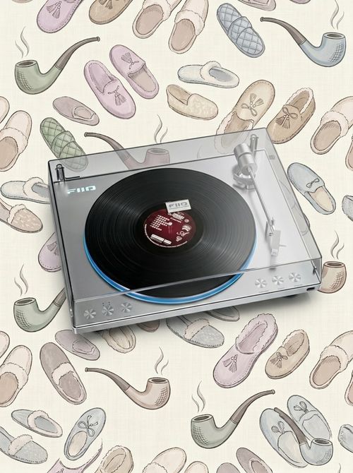 Fiio Tt13 Fully Automatic Vinyl Stereo Turntable(analog), Powerful Phono Preamp, Dust Cover, Die-Cast Aluminum Platter (tt13 Silver Bluetooth)