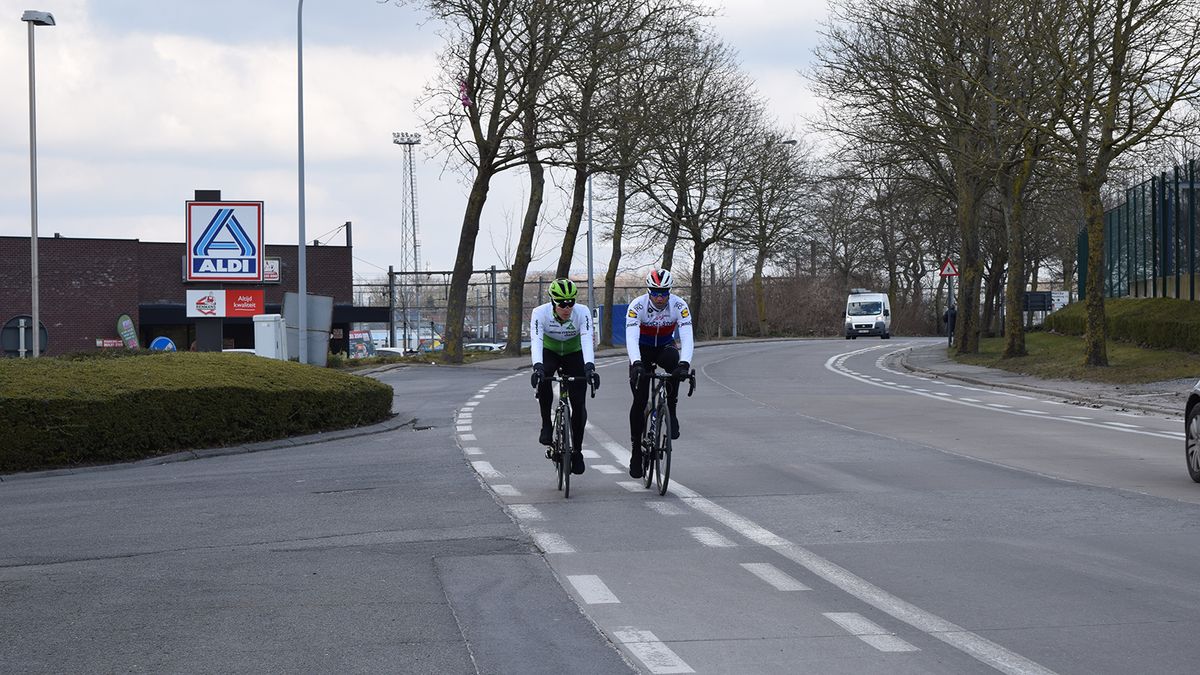 The pair ride off out of town