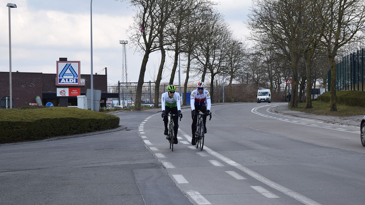 The pair ride off out of town