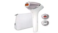 Philips Lumea hair removal device, with case and alternate heads