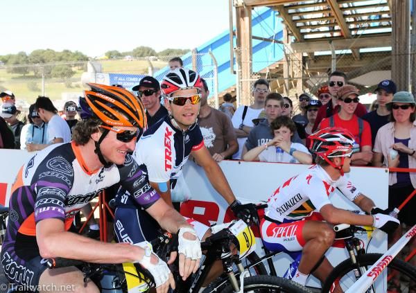 Barry Wicks (Kona) and Adam Morka (Trek Canada)