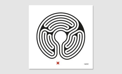 Labyrinth artwork at St Jame's Park underground