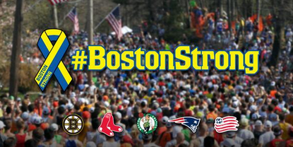 Here's how Boston's sports teams commemorated the marathon bombing