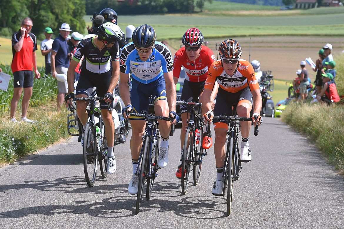 The breakaway on stage 8