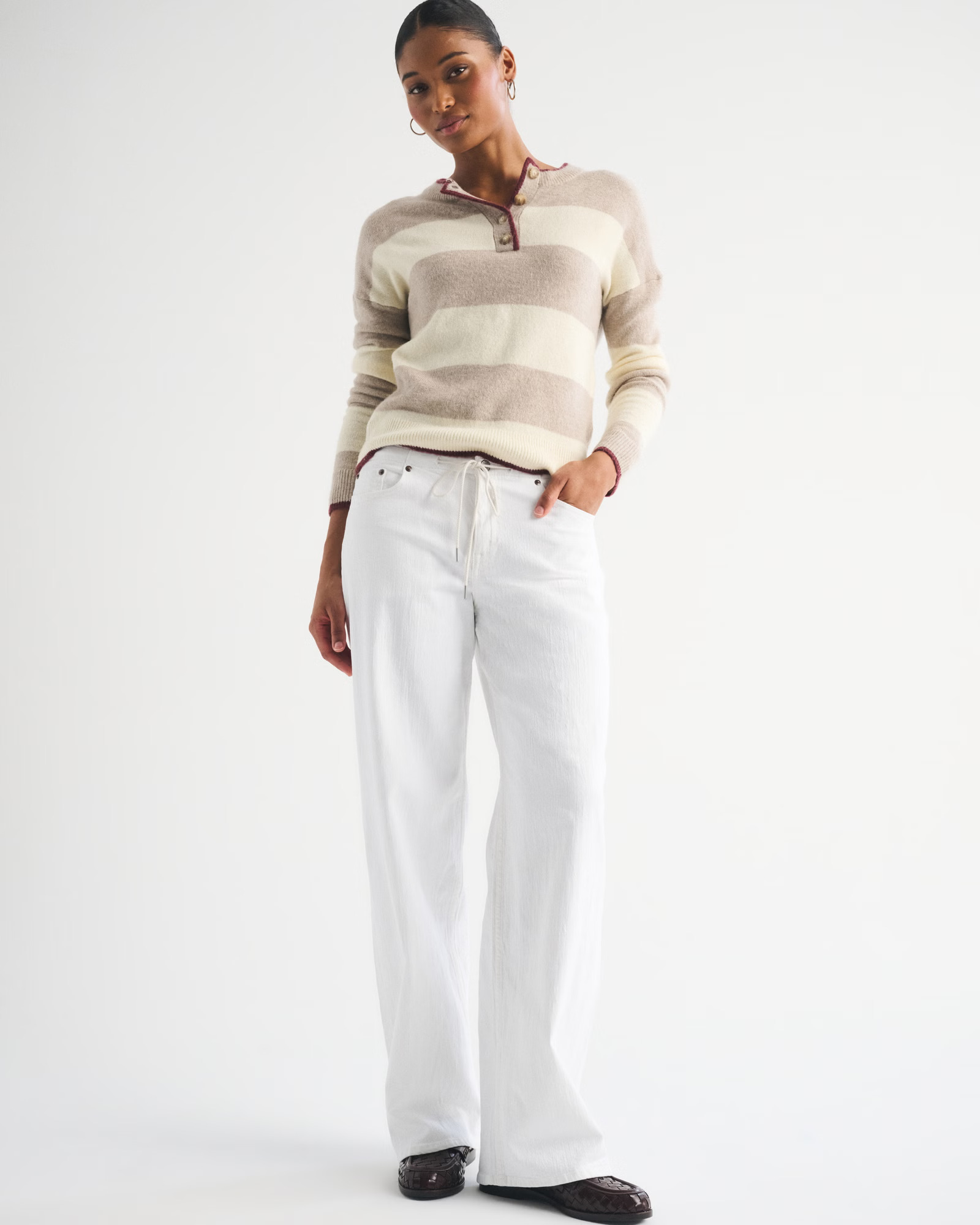 Curve love linen blend jeans